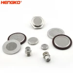 Custom-made HENGKO sintered mocroporous metal stainless steel 316L filter for industrial filtration system