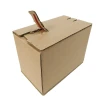 Custom packaging shipping mailer corrugated carton box with zipper opening zipper box carton