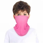 Custom Printing Kids Neck Gaiter Sublimation Outdoor Seamless Balaclava Tube Kids Bandana With Ear Loops