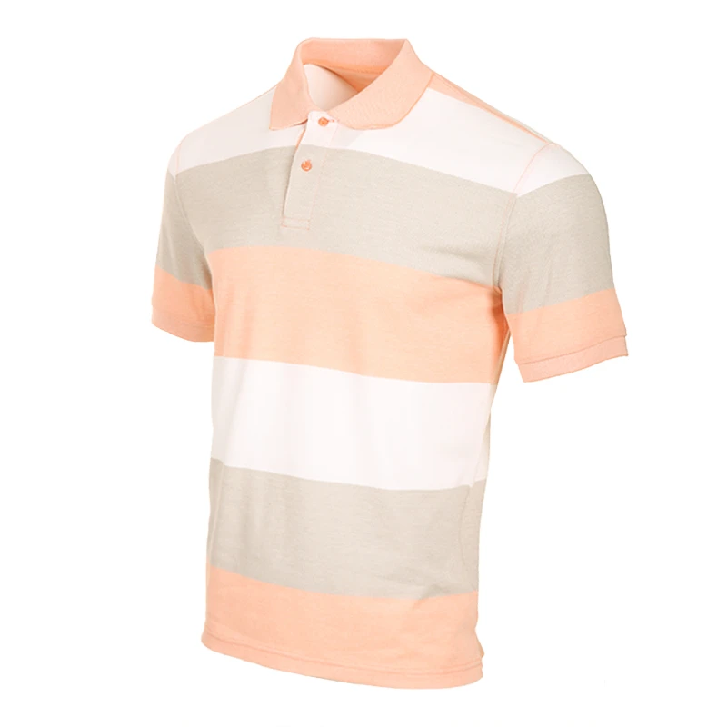 Custom Printing Mens Polo Shirts High Quality Striped Polo T-shirt