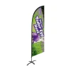Custom Printing promotional Advertising exhibition event outdoor Feather Flag Flying Beach Flag banner stand Teardrop Block Flag