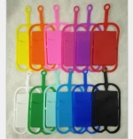 custom silicone phone lanyard silicone phone strap case silicone lanyard cell phone holder