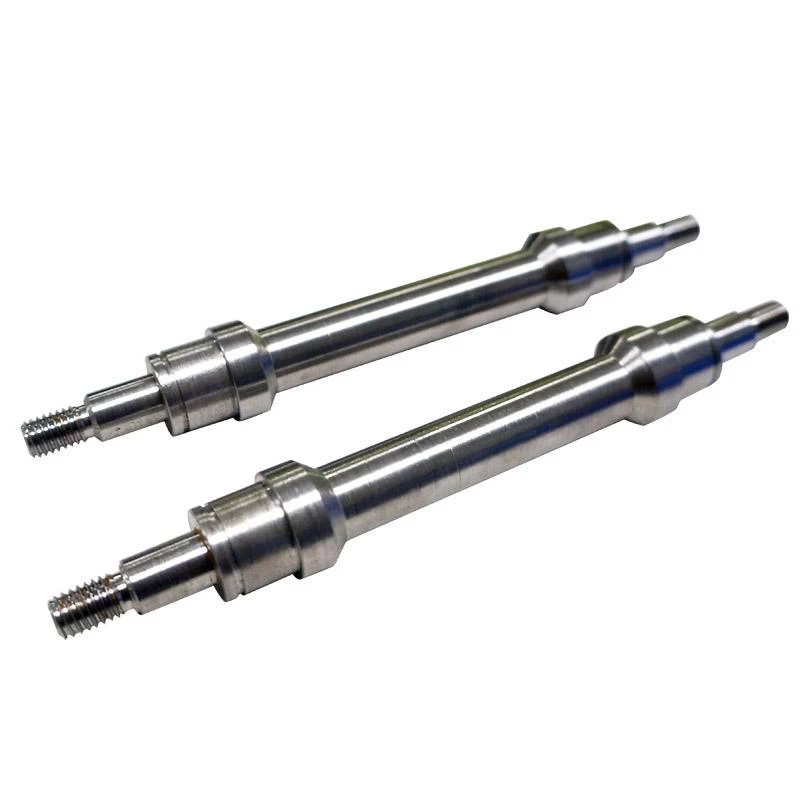 Custom small precision shaft cnc machining aluminum stainless steel knurling shaft parts