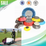 custom street nylon rotary synthetic fiber snow sweeper cleaning brush manufacturer