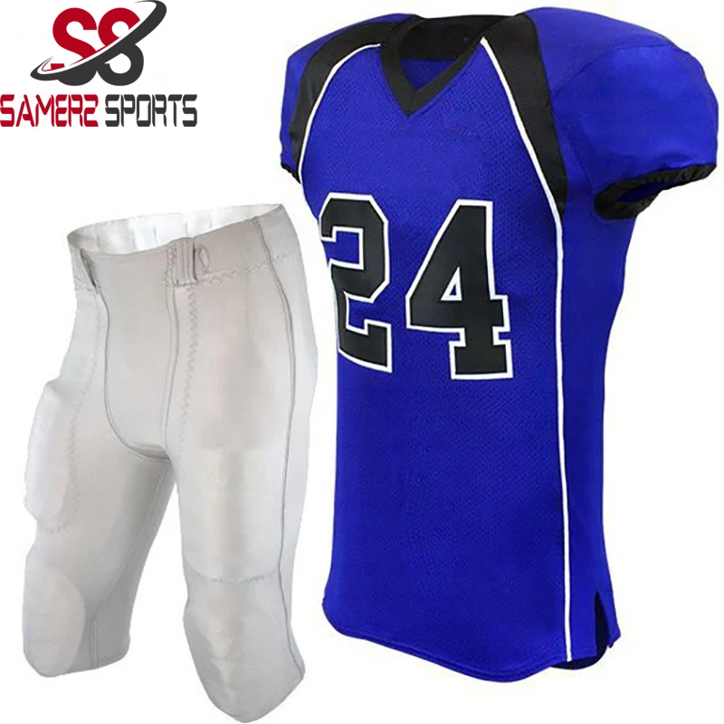 Custom Team Name Football Uniform OutDoor Sports Uniform Fashionable Good Quality In Multi Colors American Football Uniform