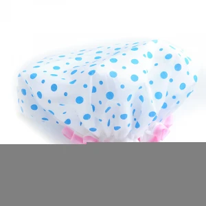 Customizable Shower Cap With Opp Bag Package Bathing Shower Cap