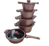 Customization Kitchen Ware Cooking Pots Casserole Iron Cast Pot Cookware Set