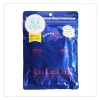 customized design printed plastic zip bag disposable with hang hole for facial mask packaging