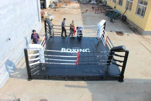 customized design with floor printing 7x7 meters boxing ring