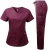 Import Customized Logo Woman Scrubs Uniform Best Quality Nursing Uniform Medical Scrub Set Jogger from China
