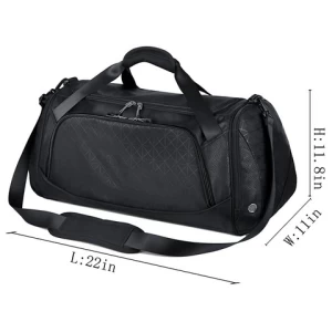Customized Luxury Waterproof Weekender Workout Fitness Sport Gym Duffel TRAVEL BAGS with Shoe Compartment
