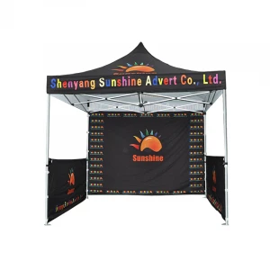 Customized Personalized 10x10 ft Pop Up Canopy Tent Event, Aluminum Frame Advertising Custom Folding trade show Tents