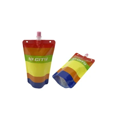 Customized Spout Pouch Liquid Food Packaging Juice Yogurt Jelly Packaging Plastic Bag Baby Food