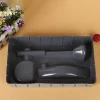 Customized vacuum formed flocked blister tray/ packing tray for cosmetics gift set