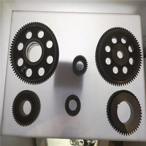 Cutting machine for worm gear spur gear chain wheel spur gear shafts