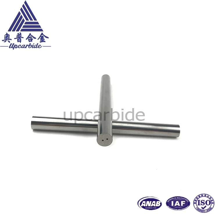 D10*110mm double holes 91.8Hra poslihed grinding tungsten carbide rod