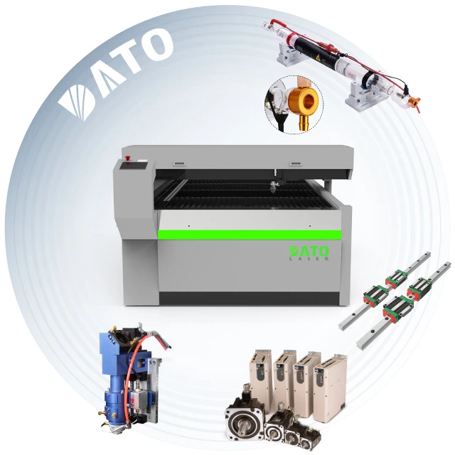 Dato DTC-1318 90W laser cutting and engraving machine CO2 laser cutter, DIY laser marking machine cnc with CE certificate