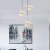 Import Decorative Indoor Lighting Creative Big Ball Glass Hanging Light Dining Room Round Circle Colorful Modern Pendant Lamps from China