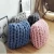 Import Deepeel YA005 DIY  Hand Knitted  Material  Cotton Core Yarn Blanket Cushion knitting Wool Bulky Cord Chunky Yarn from China