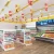 Import design advertising display shelves supermarket shopping shelf rack from China