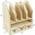 Import Design Desktop File Sorter Holder Organizer wood Mail Tray Sorter from China