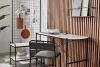 Design/modern, wooden metal home bar table