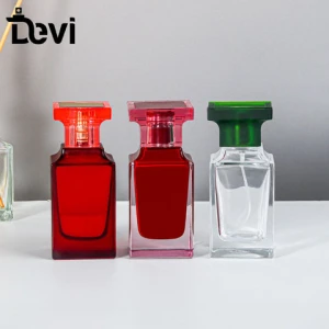Devi Wholesales OEM/ODM luxury fancy  perfume bottles 10ml 30ml 50ml 75ml 100ml empty perfume glass  bottles for sale