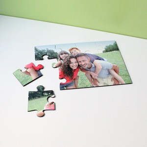 Different shape sublimation wood mdf puzzle, custom jigsaw puzzles