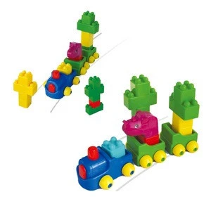 Different type cute shaped animal baby educational toy train