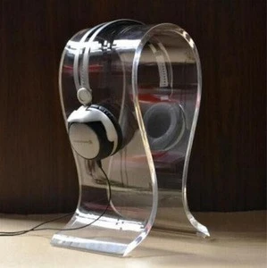 Display Stand Retail Store Tabletop Acrylic Headset Earphone Holder
