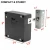 Import DIY Wardrobe bathroom cabinet Electronic Smart  Hidden RFID Digital Locker Cabinet lock from China