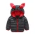 Import DL20138F 2017 fashion warm baby winter clothes kids thick girl down jacket with ear hood from China