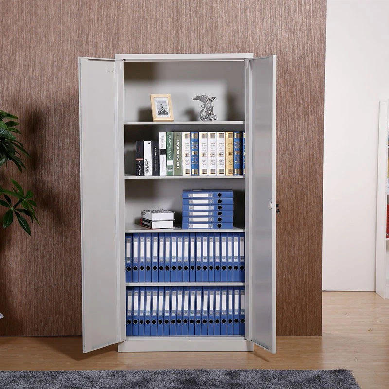 Double door cheap knock down office filing cabinet steel cabinets/metal cupboard/file cabinet with lock