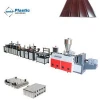 Double screw PVC wall panel extruder making machine