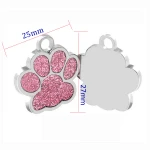 Dr.Jewelry Personalized Dog Tags Engraved Dog Pet ID Name Collar Hang Tags Pendant