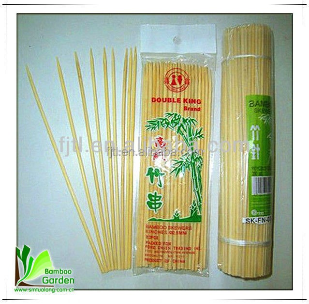 Dry Wooden Craft Custom Design Decorative Bamboo Skewers