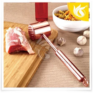 Durable Kitchen tool stainless Steel Food Grade meat tenderizer, meat hammer, beef steak tenderizer