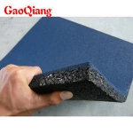 Durable recycled outdoor playground rubber colored flooring