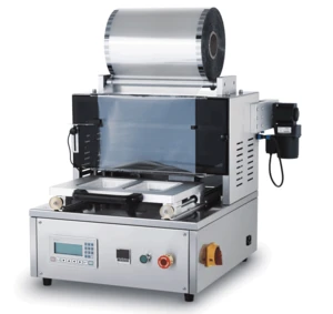 DX-1New Type  Table Top Tray Sealer Modified Atmosphere Packing machine Takeaway Food Container Tray Sealing Machine