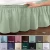 Import Easy Fit Elastic Dust Ruffle, Green, Twin Full Queen King Wrap Around Bed Skirt from China