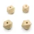 Import Eco Friendly 20mm 12mm Faceted Unfinished Natural Wood Hexagon Beads from China