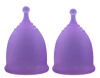 Eco Friendly Menstrual Cup Transparent Purple New Menstrual Cup