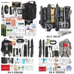 EDC Professional Outdoor Camping Hiking Climbing Emergency Survival Kit 13 in 1 Survival Gear Tool
