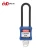 Import Elecpopular Industry Colorful 76mm Insulation Shackle Safety Nylon PA Padlock from China