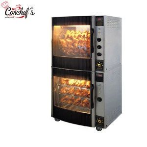 Electric Chicken rotisserie ovens w/ warmer
