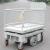 Import electric power cart with shelf/fence electric scissor lift table from China