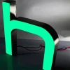 Electronic Sign 3D Acrylic Led Commercial Advertising Letters Sign Shop Front Name Shop Advertising Logo Led Sign