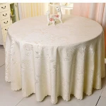 Elegant Jacquard Table Cloth For Banquet Wedding