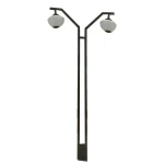 Energy saving solar power yard lamp post light vintage garden light