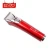Import ENZO 2018 custom barber supplies professional rechargeable battery cordless red hair clippers barber hair trimmer from China